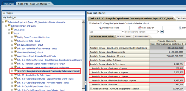 Three cells are coloured grey, therefore are not open for input/adjustment directly on the form